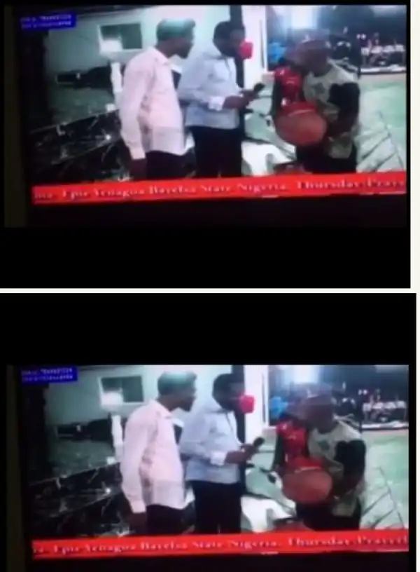 See The Strange Object Used In Collecting Offering During Service In A Nigeria (See Photos)